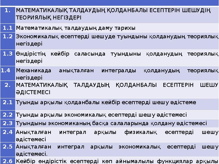 КІРІСПЕ.................................................................... ............................................. 5 1.МА