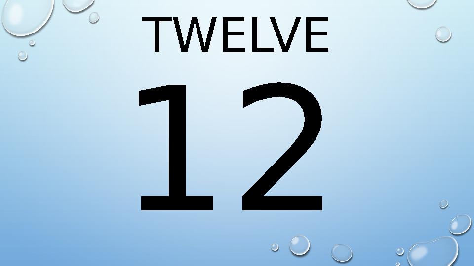 TWELVE 12