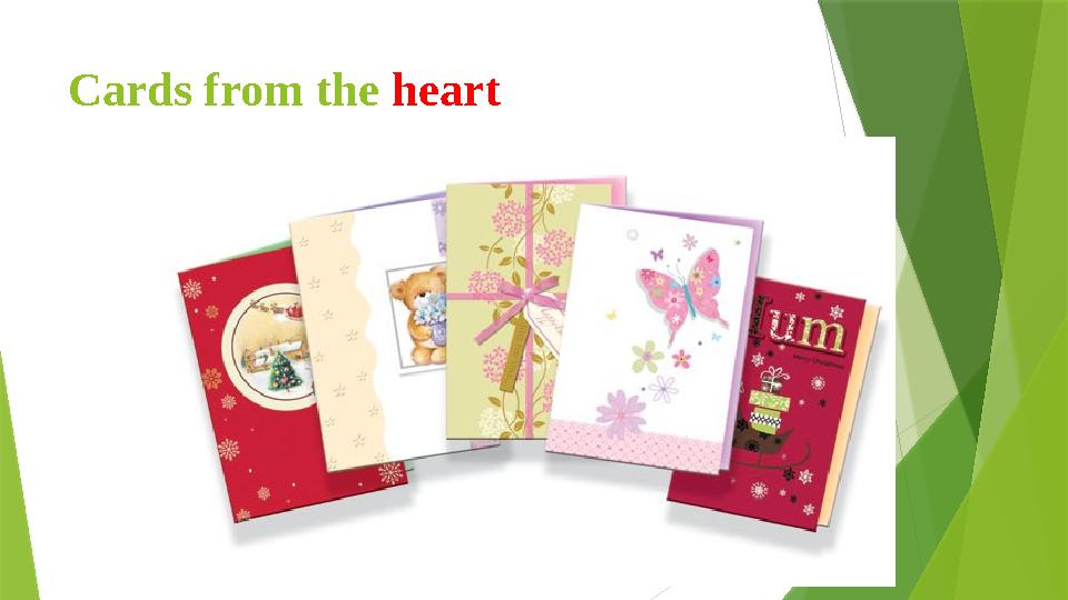 Cards from the heart