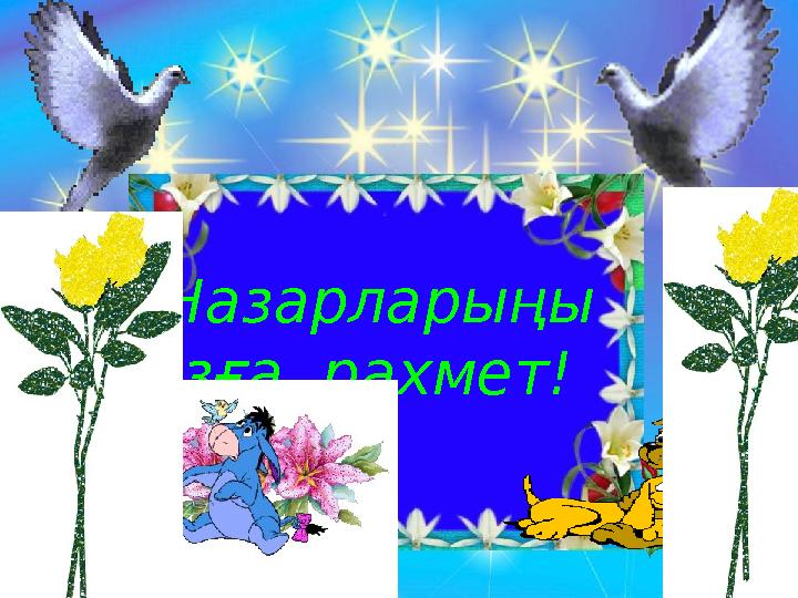 Назарларыңы зға рахмет!