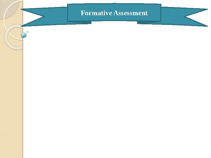 Formative Assessment