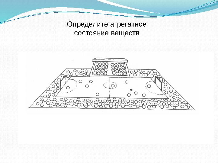 Определите агрегатное состояние веществ