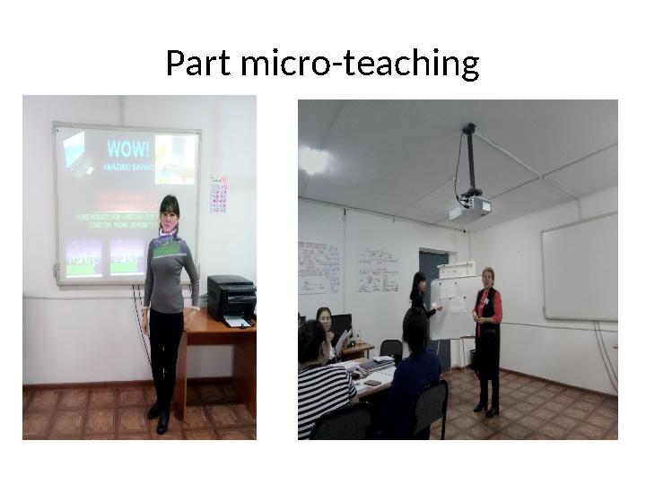 Part micro-teaching