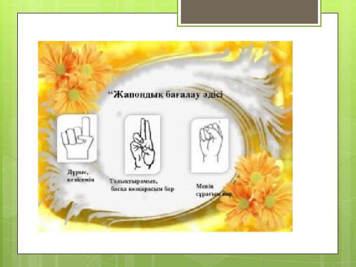 Жапондық бағалау әдісі