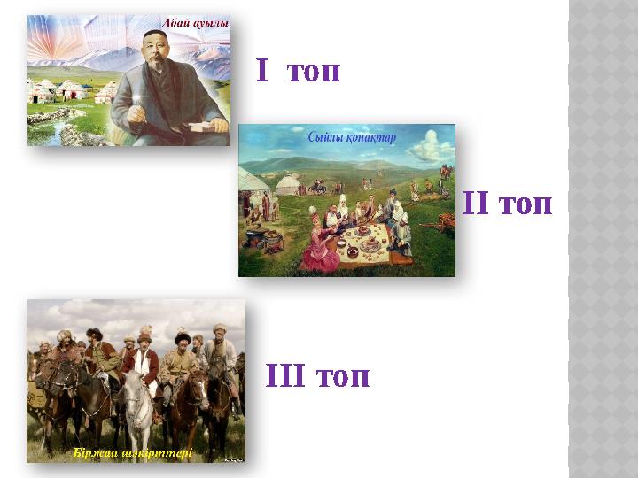 I топ II топ III топ