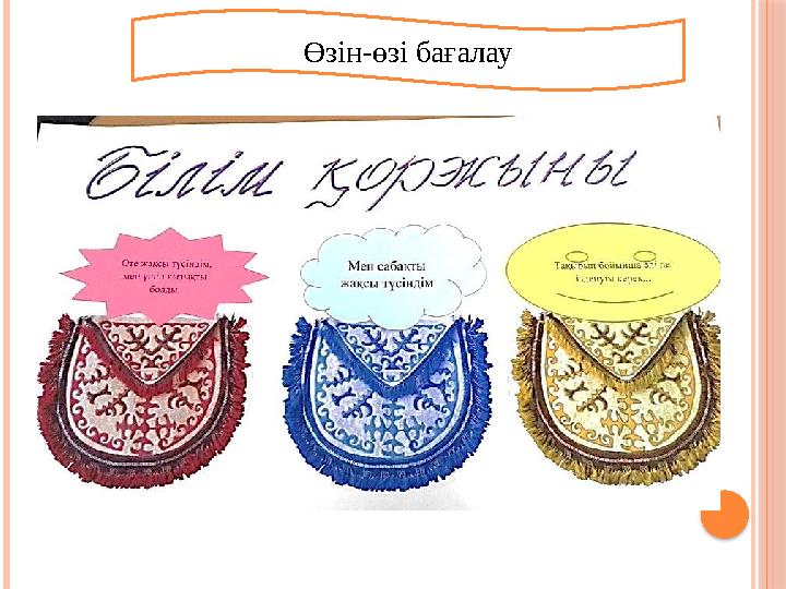 Өзін-өзі бағалау