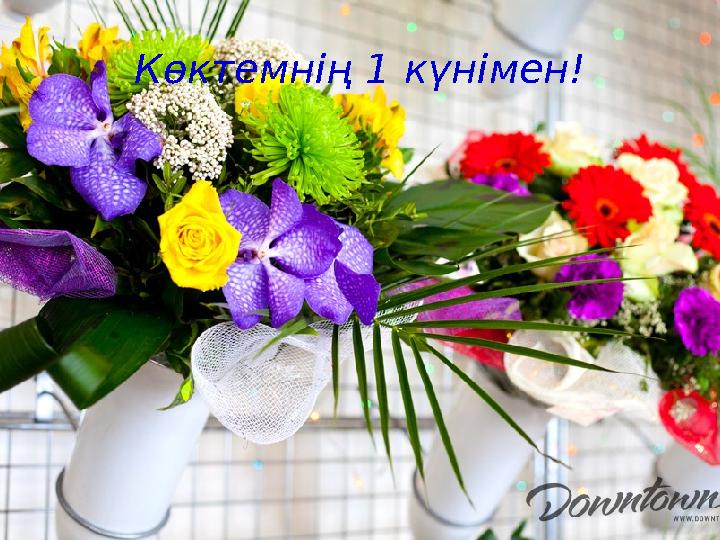 Көктемнің 1 күнімен!