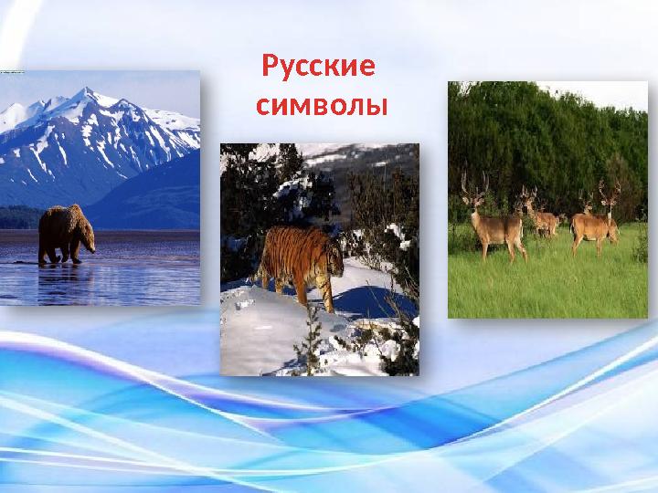 Русские символы
