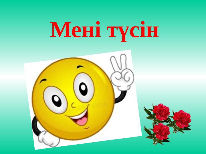 Мені түсін