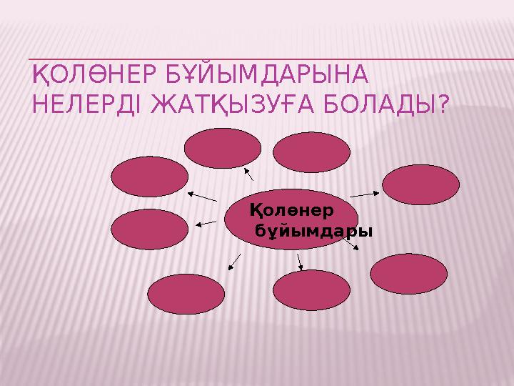 ҚОЛӨНЕР БҰЙЫМДАРЫНА НЕЛЕРДІ ЖАТҚЫЗУҒА БОЛАДЫ? Қолөнер бұйымдары