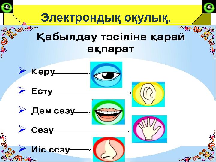 Электрондық оқулық. 1..