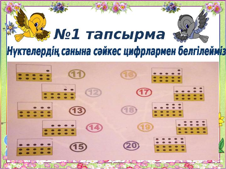 № 1 тапсырма