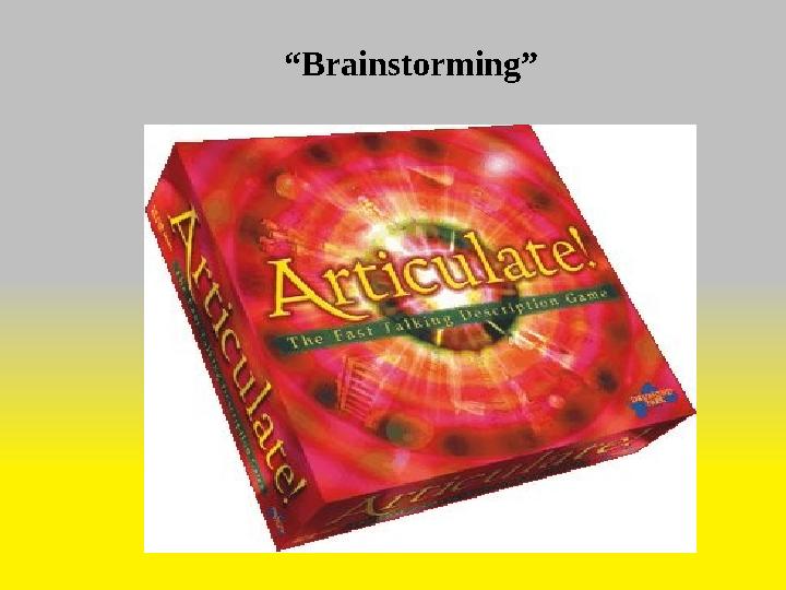 “Brainstorming”