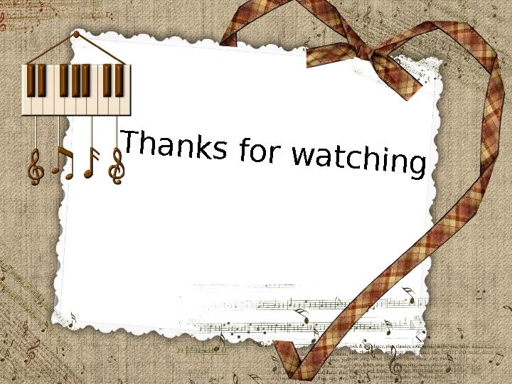 Thanks for watching