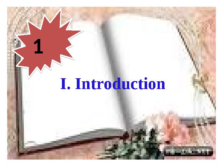 1 І. Introduction