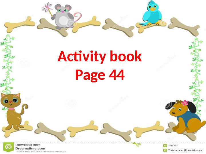 Activity book Page 44