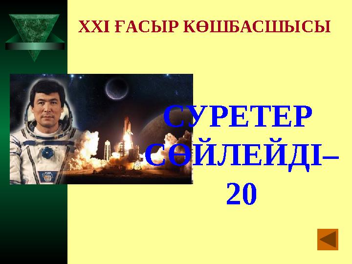 XXI ҒАСЫР КӨШБАСШЫСЫ СУРЕТЕР СӨЙЛЕЙДІ– 20