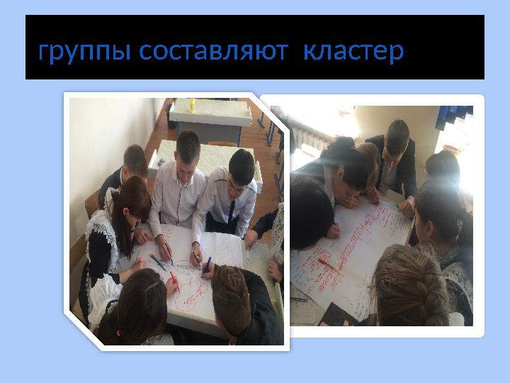группы составляют кластер