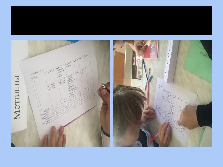 Итог работы: «выставление оценок»