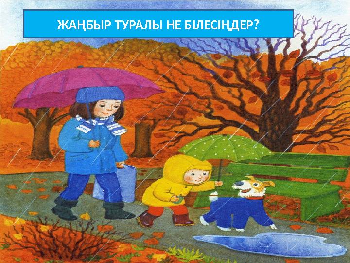 ЖАҢБЫР ТУРАЛЫ НЕ БІЛЕСІҢДЕР?