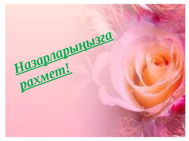 Назарларыңызға рахмет!