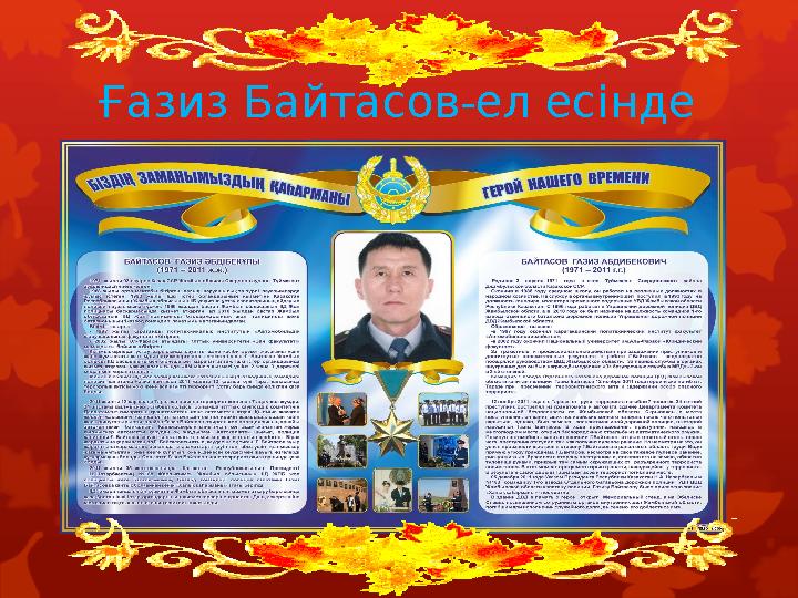 Ғазиз Байтасов-ел есінде
