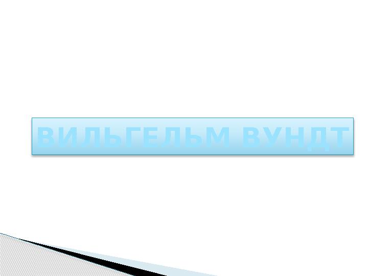 ВИЛЬГЕЛЬМ ВУНДТ