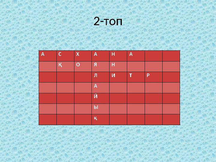 2-топ А С Х А Н А Қ О Я Н Л И Т Р А Й Ы қ