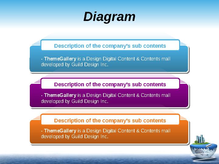 Diagram - ThemeGallery is a Design Digital Content & Contents mall developed by Guild Design Inc. - ThemeGallery is a Design