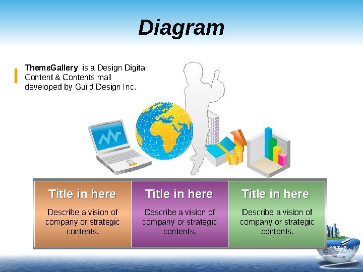 Diagram Describe a vision of company or strategic contents. Describe a vision of company or strategic contents. Describe a v