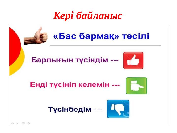 Кері байланыс