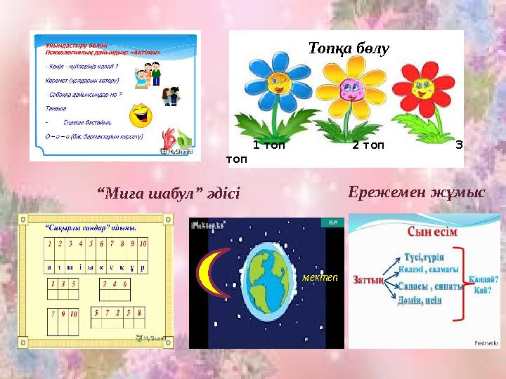 Топқа бөлу 1 топ 2 топ 3 топ мектеп “