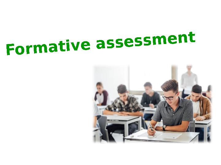 Formative assessment