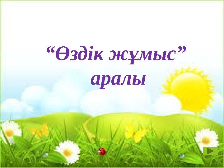 “Өздік жұмыс” аралы
