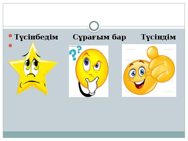 Түсінбедім Сұрағым бар Түсіндім 