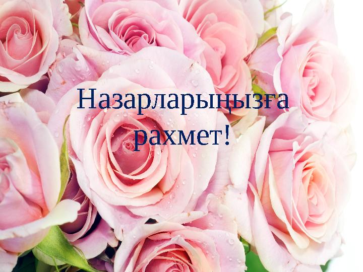 Назарларыңызға рахмет!