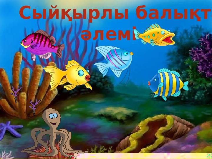 Сыйқырлы балықтар әлемі