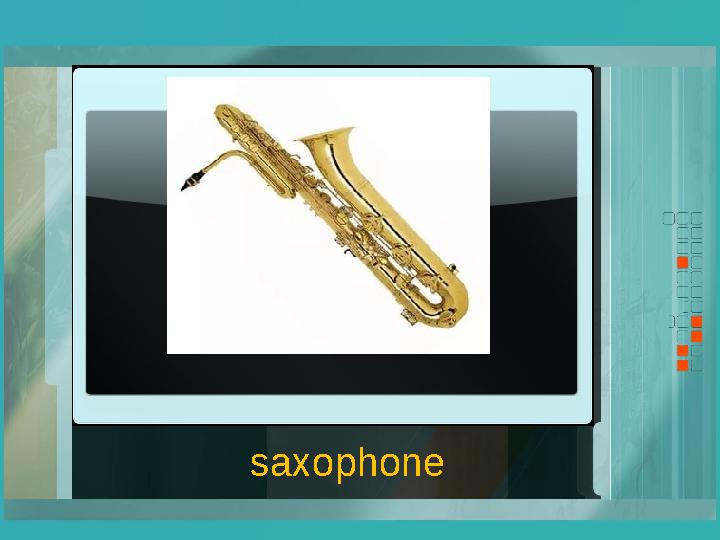 saxophone