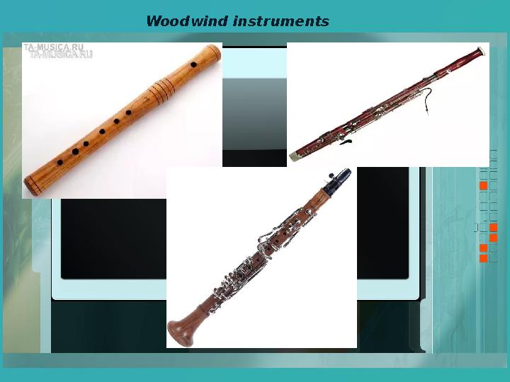Woodwind instruments