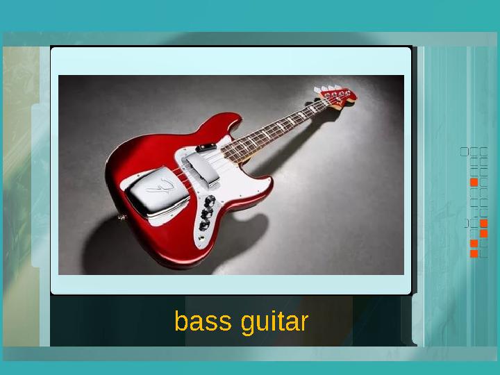 bass guitar