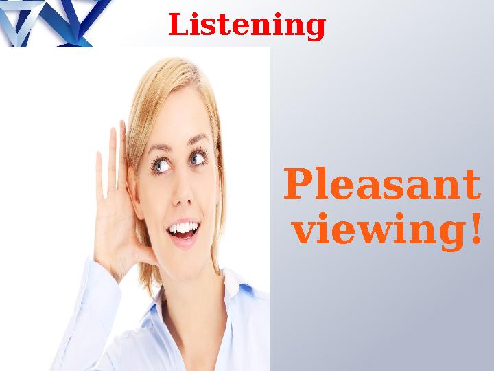 Listening Рleasant viewing!