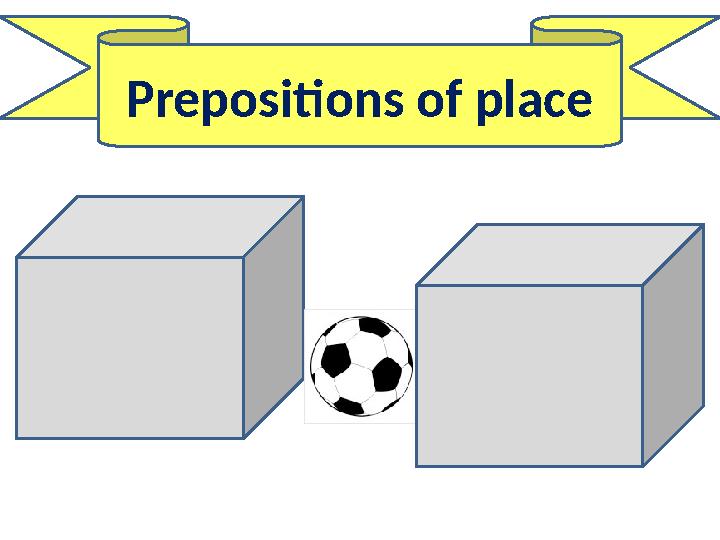 Prepositions of place