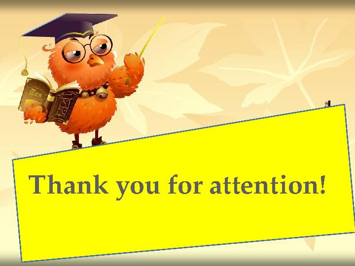 Thank you for attention!