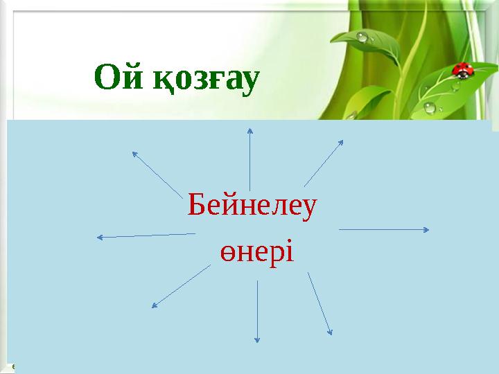 Ой қозғау Бейнелеу өнері Бейнелеу өнері