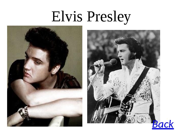 Elvis Presley Back