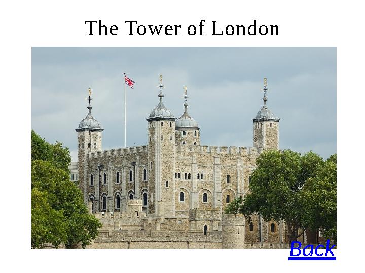 The Tower of London Back