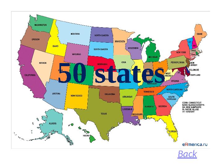 50 states Back