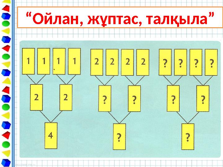 “Ойлан, жұптас, талқыла”