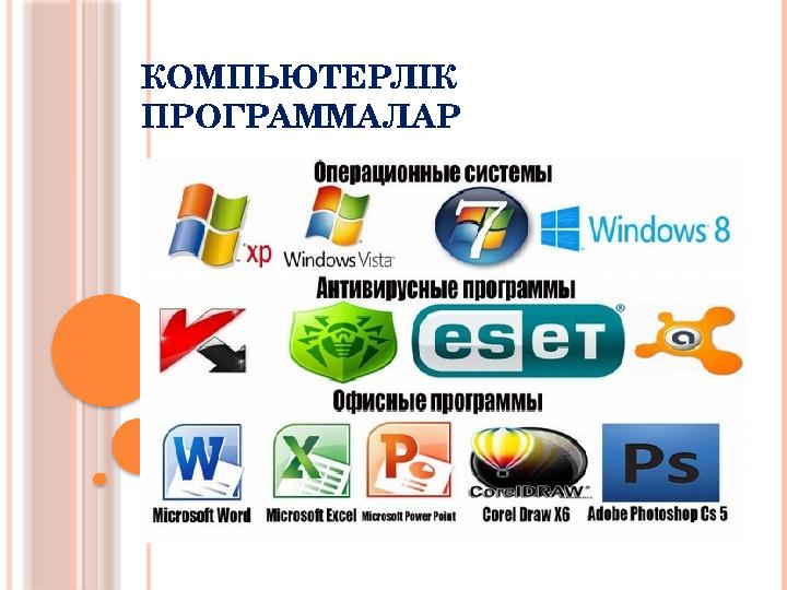 КОМПЬЮТЕРЛІК ПРОГРАММАЛАР