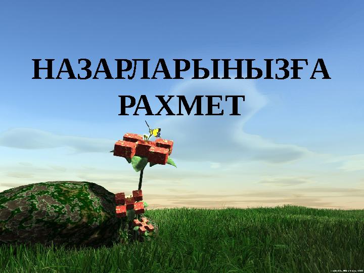 НАЗАРЛАРЫНЫЗ ҒА РАХМЕТ